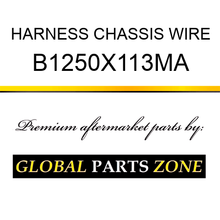 HARNESS CHASSIS WIRE B1250X113MA