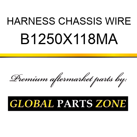 HARNESS CHASSIS WIRE B1250X118MA