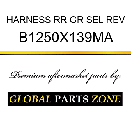 HARNESS RR GR SEL REV B1250X139MA