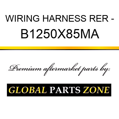 WIRING HARNESS RER - B1250X85MA