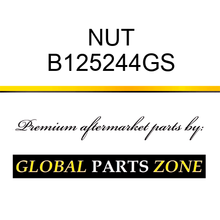 NUT B125244GS