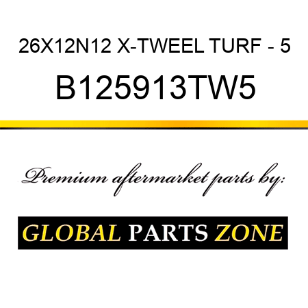 26X12N12 X-TWEEL TURF - 5 B125913TW5