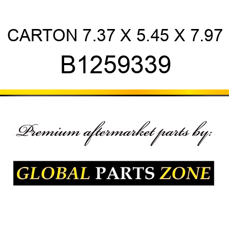 CARTON 7.37 X 5.45 X 7.97 B1259339
