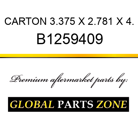 CARTON 3.375 X 2.781 X 4. B1259409