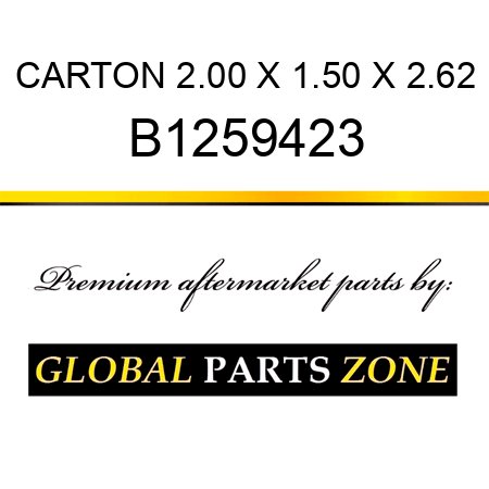 CARTON 2.00 X 1.50 X 2.62 B1259423
