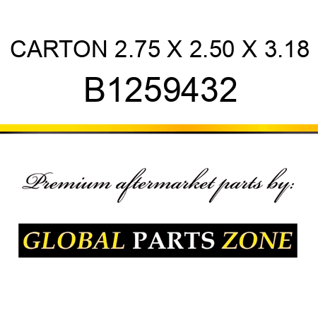 CARTON 2.75 X 2.50 X 3.18 B1259432