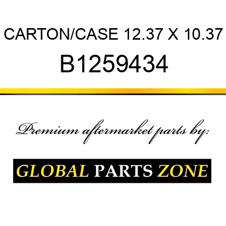 CARTON/CASE 12.37 X 10.37 B1259434