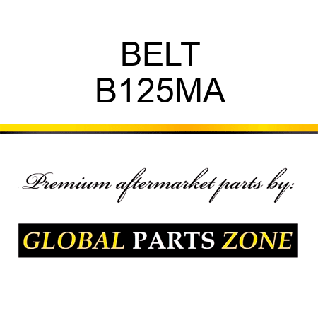 BELT B125MA