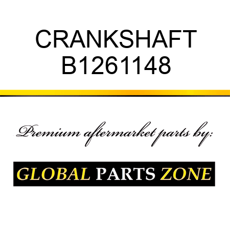 CRANKSHAFT B1261148