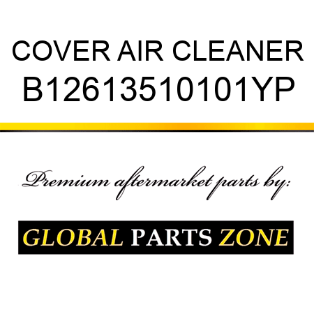 COVER AIR CLEANER B12613510101YP