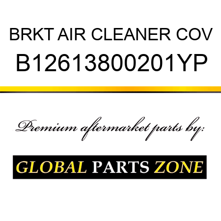 BRKT AIR CLEANER COV B12613800201YP