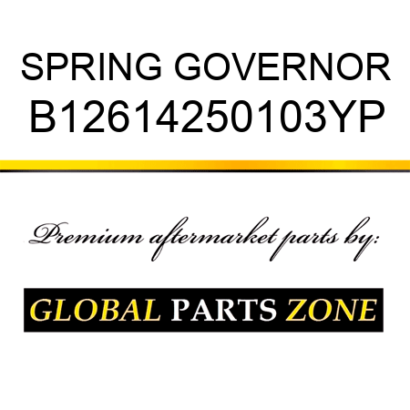SPRING GOVERNOR B12614250103YP