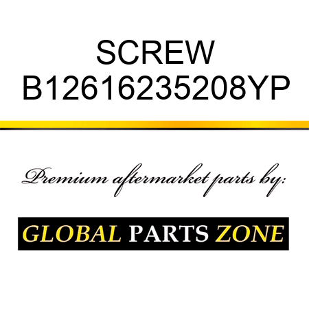 SCREW B12616235208YP