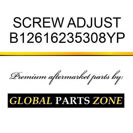 SCREW ADJUST B12616235308YP