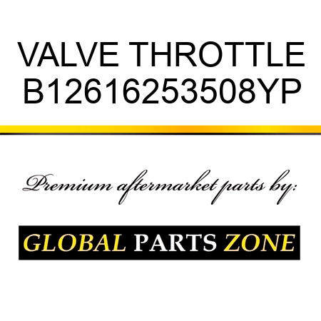 VALVE THROTTLE B12616253508YP