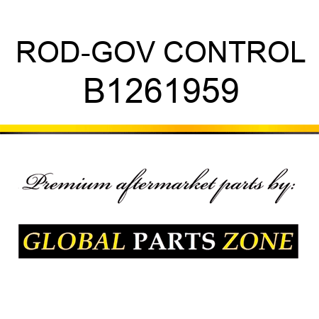ROD-GOV CONTROL B1261959