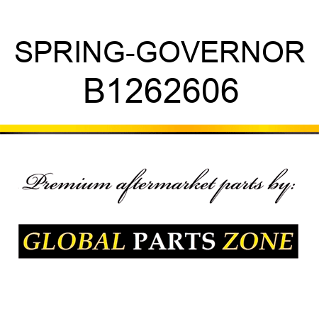 SPRING-GOVERNOR B1262606