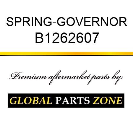 SPRING-GOVERNOR B1262607