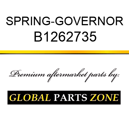 SPRING-GOVERNOR B1262735