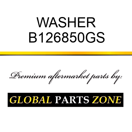WASHER B126850GS