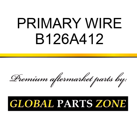 PRIMARY WIRE B126A412