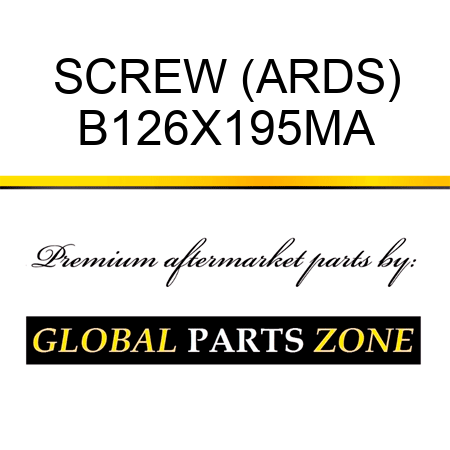 SCREW (ARDS) B126X195MA