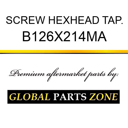 SCREW HEXHEAD TAP. B126X214MA