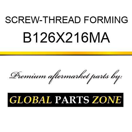 SCREW-THREAD FORMING B126X216MA
