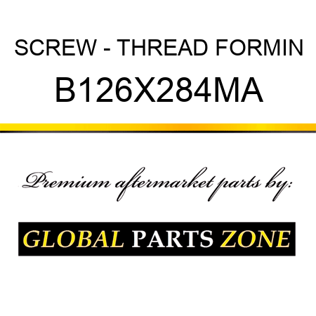 SCREW - THREAD FORMIN B126X284MA