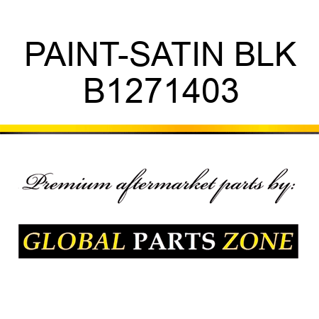 PAINT-SATIN BLK B1271403