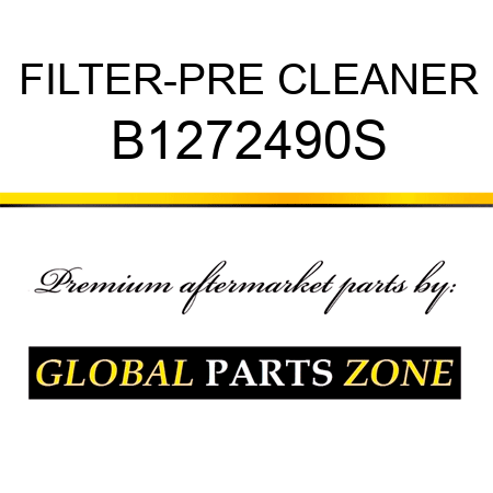 FILTER-PRE CLEANER B1272490S