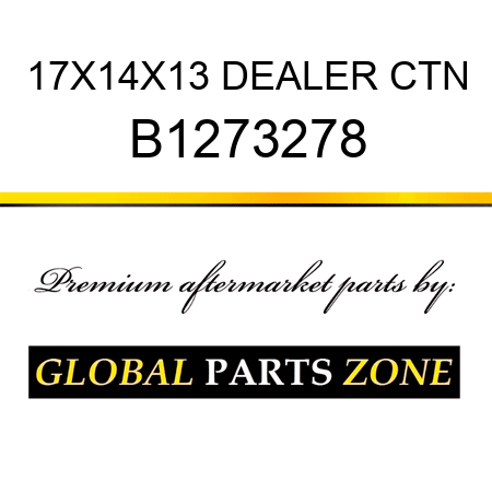 17X14X13 DEALER CTN B1273278