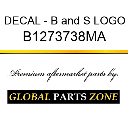 DECAL - B&S LOGO B1273738MA