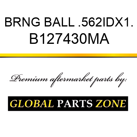 BRNG BALL .562IDX1. B127430MA