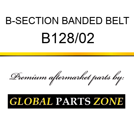 B-SECTION BANDED BELT B128/02