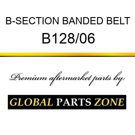 B-SECTION BANDED BELT B128/06