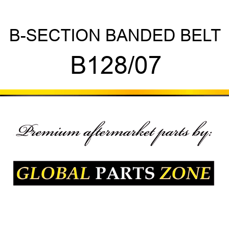 B-SECTION BANDED BELT B128/07