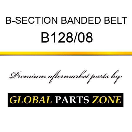 B-SECTION BANDED BELT B128/08