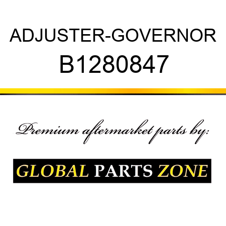 ADJUSTER-GOVERNOR B1280847