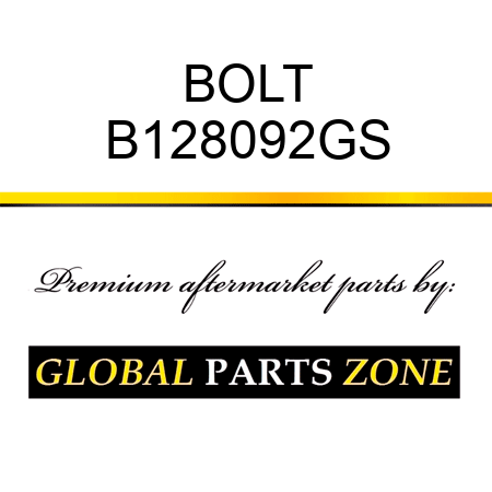 BOLT B128092GS