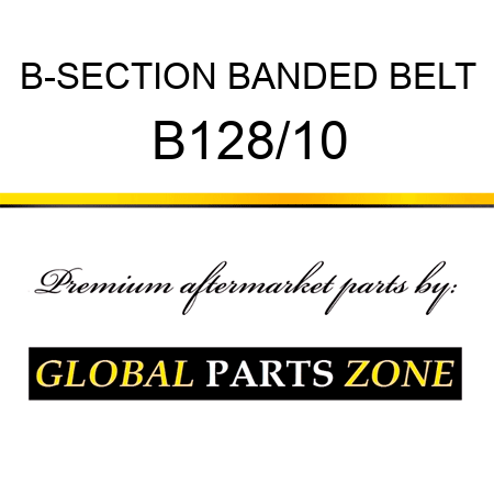 B-SECTION BANDED BELT B128/10