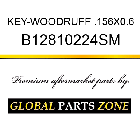 KEY-WOODRUFF .156X0.6 B12810224SM