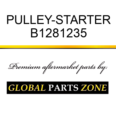 PULLEY-STARTER B1281235
