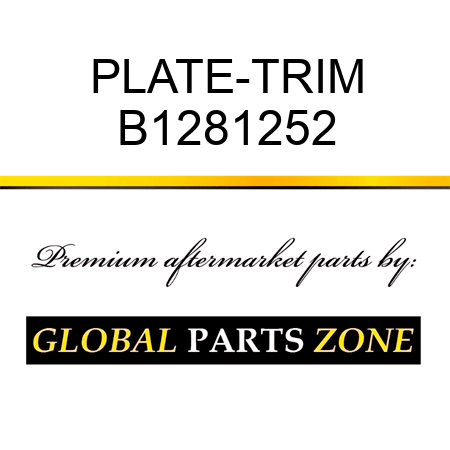 PLATE-TRIM B1281252