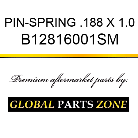 PIN-SPRING .188 X 1.0 B12816001SM