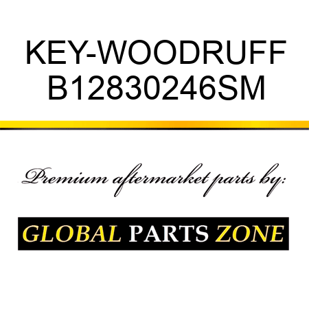 KEY-WOODRUFF B12830246SM
