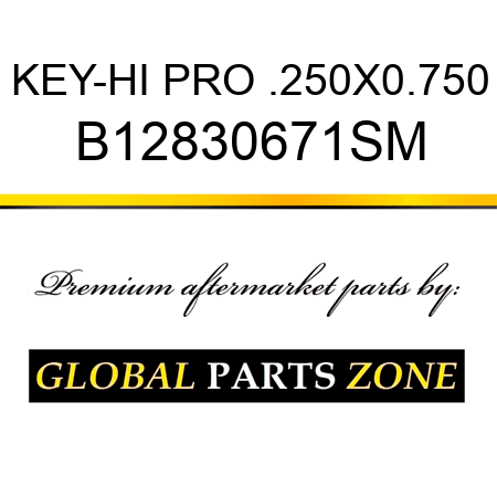 KEY-HI PRO .250X0.750 B12830671SM