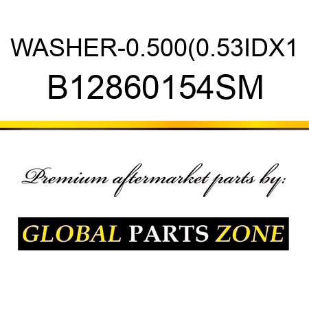 WASHER-0.500(0.53IDX1 B12860154SM