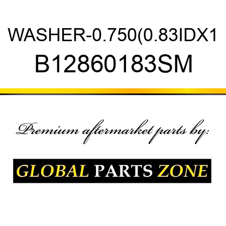 WASHER-0.750(0.83IDX1 B12860183SM