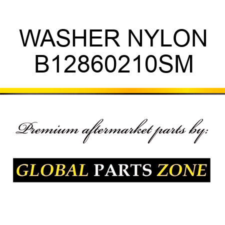 WASHER NYLON B12860210SM